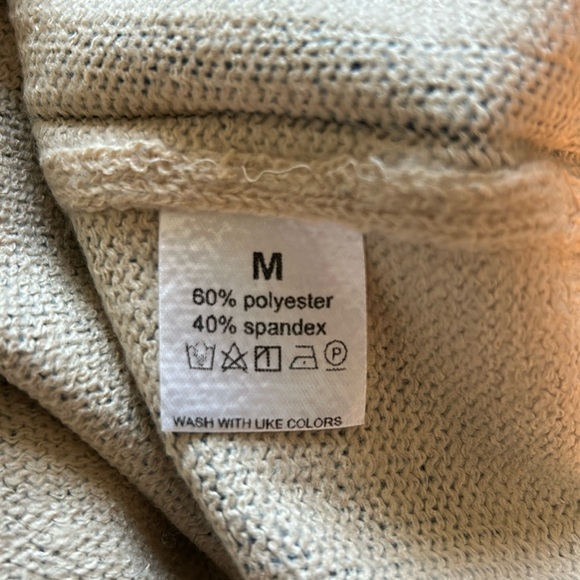 Fox Floral and Foliage Patterned Blue Neutral Anthropologie Sweater - Picture 9 of 10